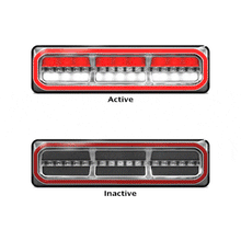 LED Autolamps 3854ARWM Stop/Tail/Sequential Indicator/Reverse - Pair